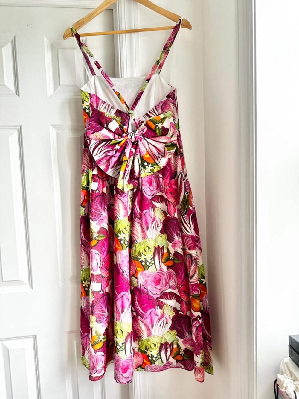 NWT Rachel Antonoff Rebecca Bow Tie Midi Dress - Picture 5 of 11